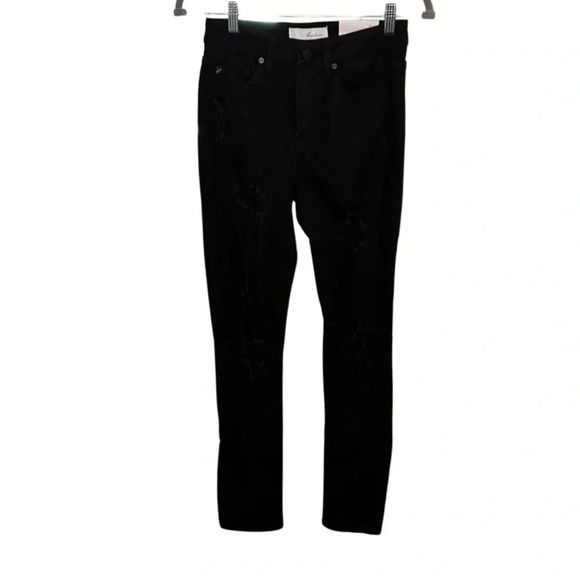 Kancan High Rise Super Skinny Black Jeans Size 5/26 - Picture 1 of 9